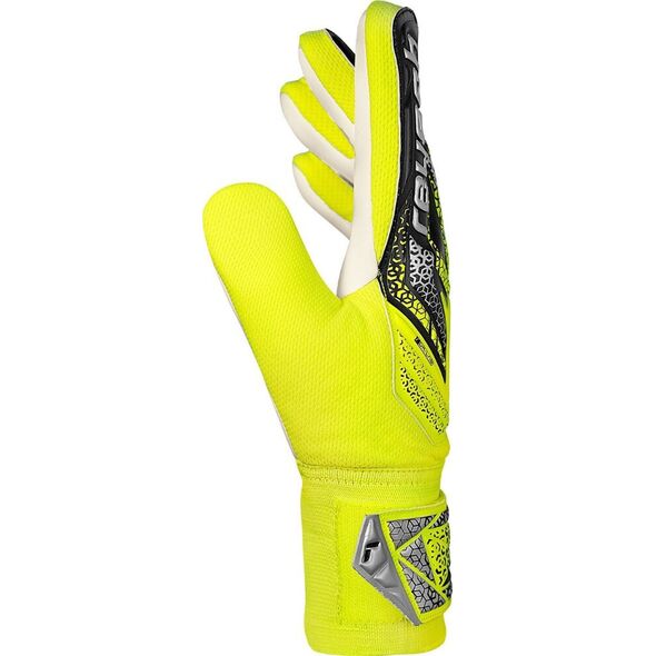 Rękawice bramkarskie Reusch Attrakt Starter Solid żółto-czarne 5570514 2014 7,5