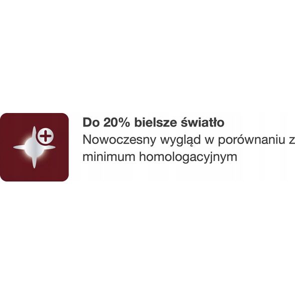 Żarówka H8 12V 35W PGJ19-1 do 150 m. długości wiązki światła, do 150% większa jasność, do 20% bielsze światło Night Breaker Laser, biała