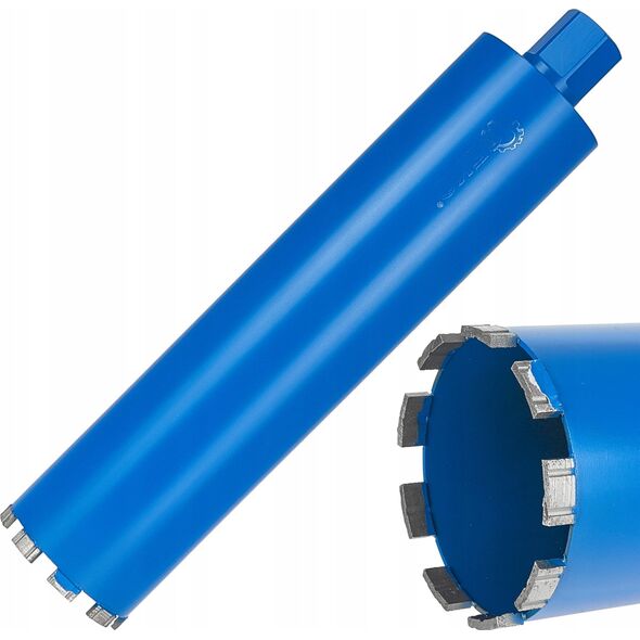Wiertło diamentowe koronowe do wiertnicy na sucho i mokro 102x10x450mm 9T 1.1/4" (5)