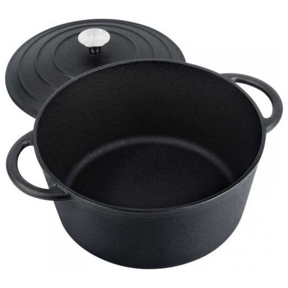 GARNEK ŻELIWNY 26cm Z POKRYWĄ 199075 CAST LINE