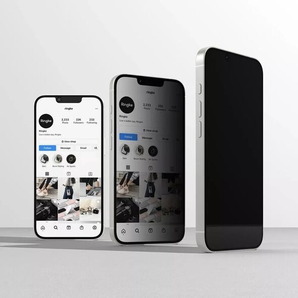Szkło Prywatyzujące do iPhone 16e Ringke Easy Slide 2-Pack Privacy