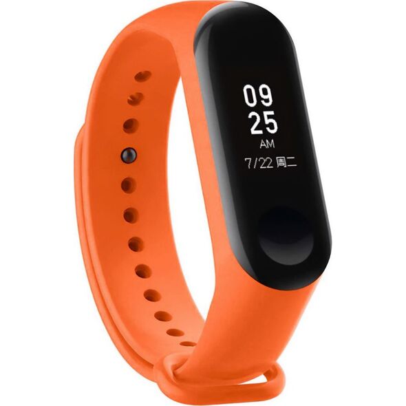 Pasek silikonowy do Xiaomi 5/6 - pomarańczowy