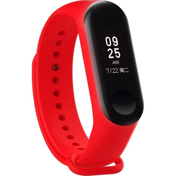 Pasek silikonowy do Xiaomi 5/6 - czerwony