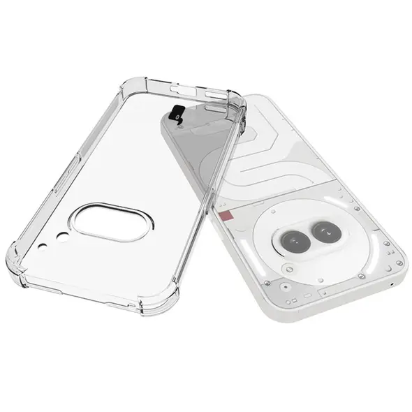 Bizon Case Clear Pack case + 2x screen glass + lens glass Nothing Phone (2a) clear