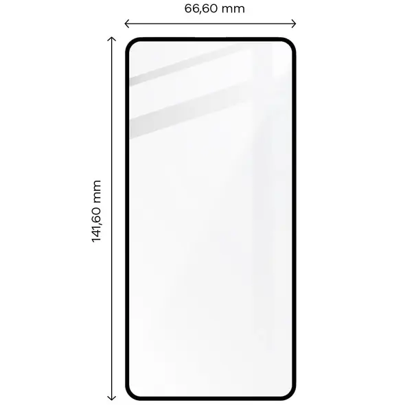 Bizon Glass Edge Samsung Galaxy S22 black
