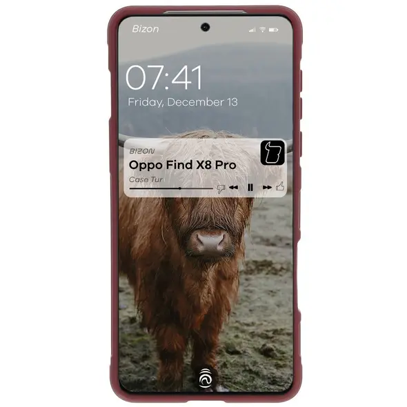Bizon Case Tur Oppo Find X8 Pro dark purple