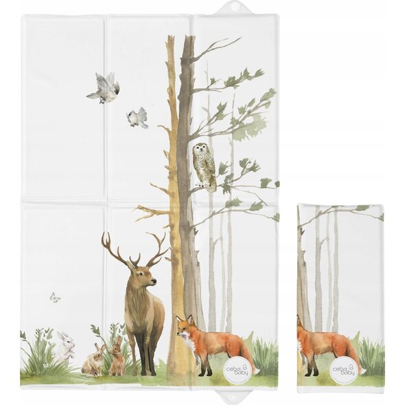 CEBA 305-000-724 Składana mata do przewijania 60x40 Basic Woodland