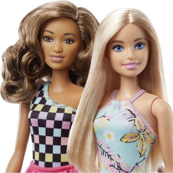 Lalka Barbie Mattel PROMO BARBIE 2 lalki, Jeep i motorówka GXD66