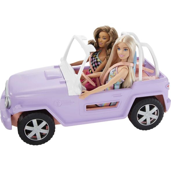 Lalka Barbie Mattel PROMO BARBIE 2 lalki, Jeep i motorówka GXD66