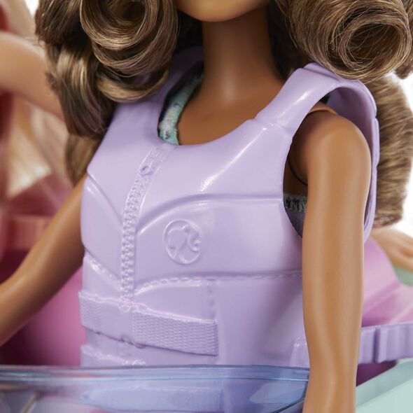 Lalka Barbie Mattel PROMO BARBIE 2 lalki, Jeep i motorówka GXD66