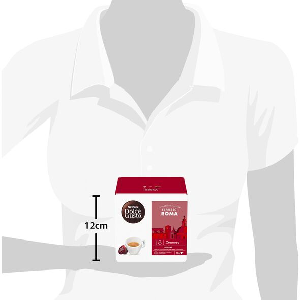 Κάψουλες καφέ NESCAFE(r) Dolce Gusto(r) Roma, 16 τεμ.