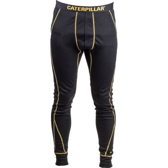 Men's thermal pants CAT, insulated, black, size XL