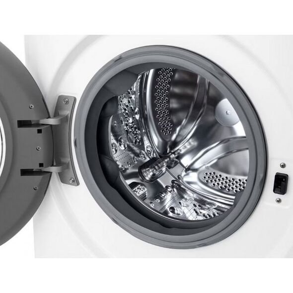 LG Washing Machine | F4X1008NWH | Energy efficiency class A | Front loading | Washing capacity 8 kg | 1400 RPM | Depth 56 cm | Width 60 cm | Display | LCD | Steam function | Direct drive | Wi-Fi | White