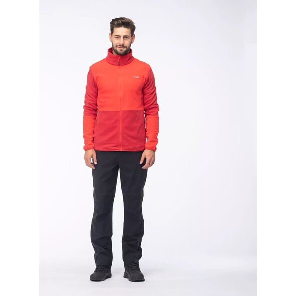 Męski polar Elbrus RANITO100 POLARTEC chilli pepper/flame scarlet rozmiar L