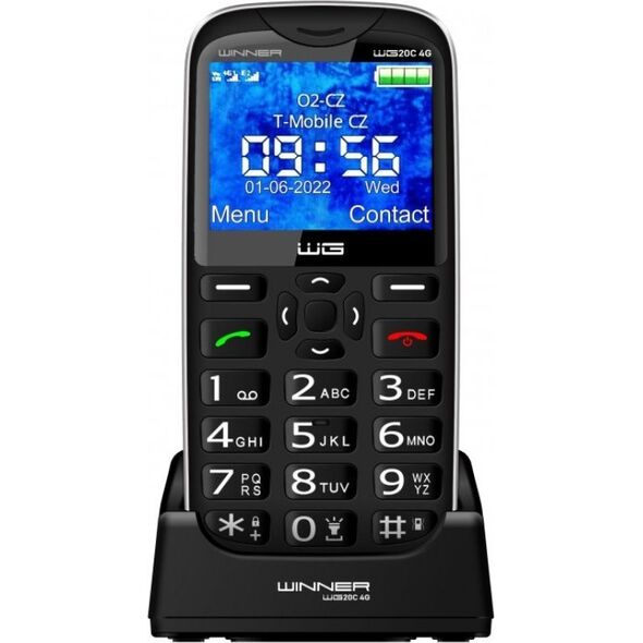Κινητό τηλέφωνο Vega TELEFON WINNER GROUP WG20C 4G CZARNY>