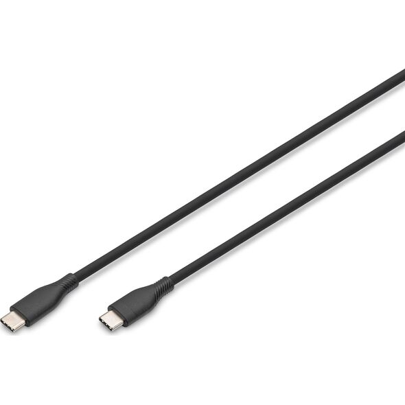 Καλώδιο USB Digitus Digitus Σιλικονούχο καλώδιο σύνδεσης USB-C, 2 m, μαύρο