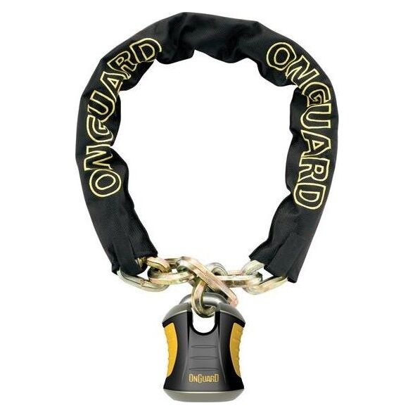 OnGuard Zapięcie rowerowe ONGUARD BEAST 8017 ŁAŃCUCH 110cm*12mm - 5 x Klucze z kodem + KŁÓDKA (ONG-8017)