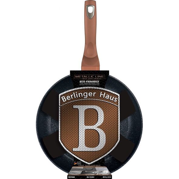Patelnia Berlinger Haus PATELNIA GRANITOWA 20cm BERLINGER HAUS ROSE GOLD BH-1508