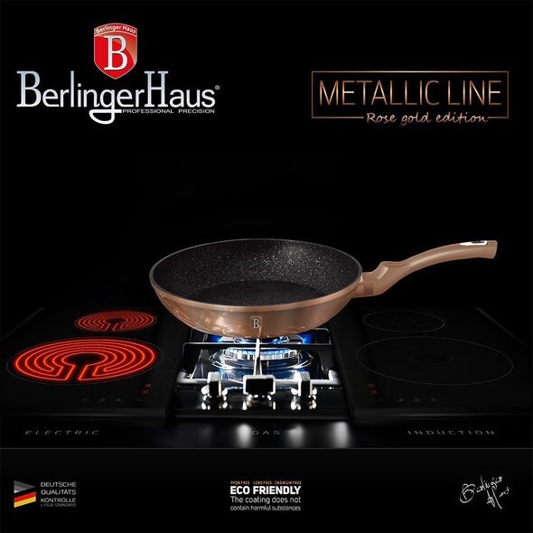 Patelnia Berlinger Haus PATELNIA GRANITOWA 20cm BERLINGER HAUS ROSE GOLD BH-1508