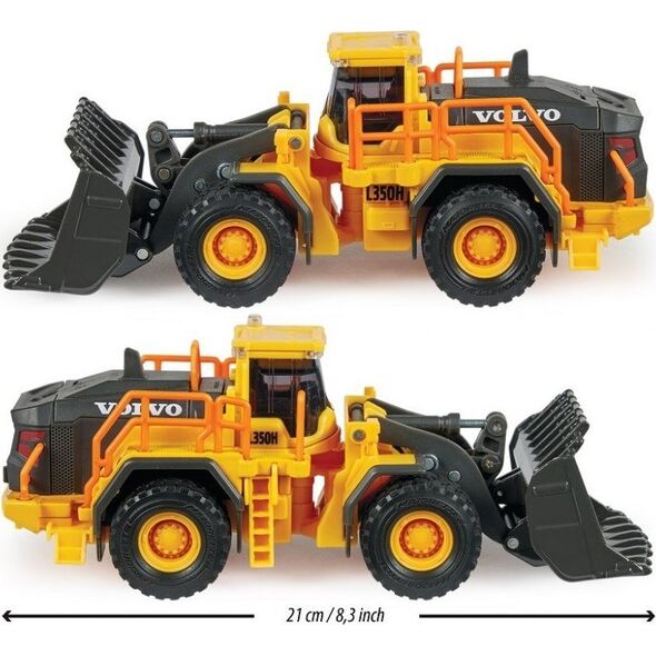 Majorette MAJORETTE Grand Koparka Spychacz Volvo 1:43 21cm