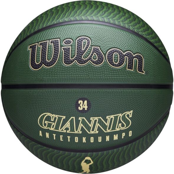 Wilson Wilson NBA Player Icon Giannis Antetokounmpo Outdoor Ball WZ4006201XB Zielone 7