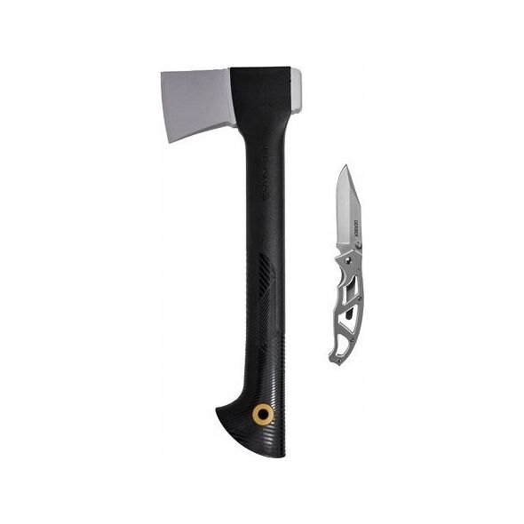 Fiskars SIEKIERA AX + NÓŻ SKŁADANY GERBER FISKARS