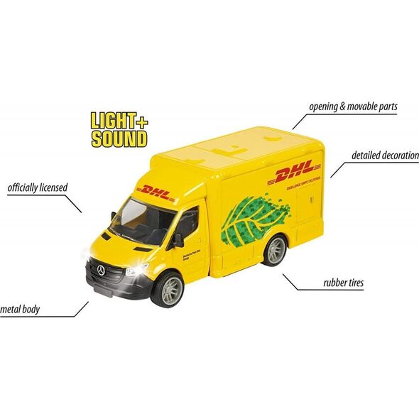 Simba Pojazd Majorette G.S. Mercedes-Benz DHL 12 cm
