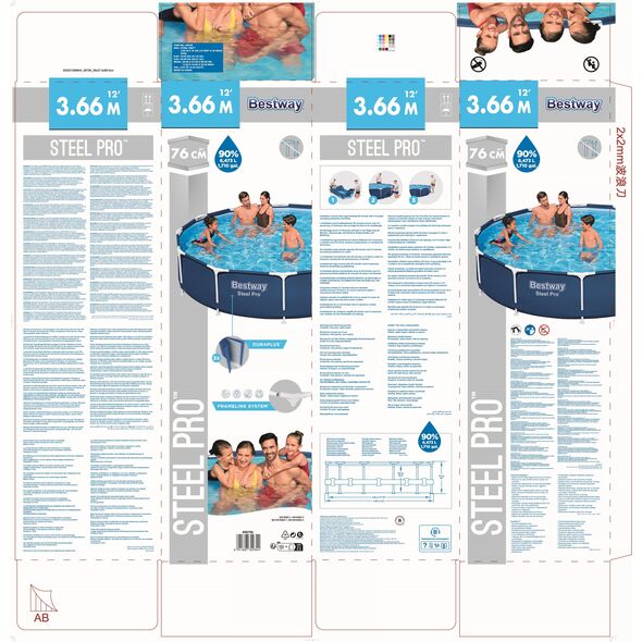 Bestway Basen ze stelażem 366x76 (B56706)