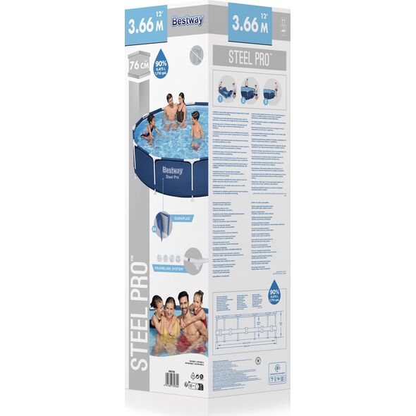 Bestway Basen ze stelażem 366x76 (B56706)