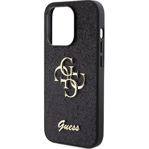 Guess Guess GUHCP15XHG4SGK iPhone 15 Pro Max 6.7" czarny/black hardcase Glitter Script Big 4G