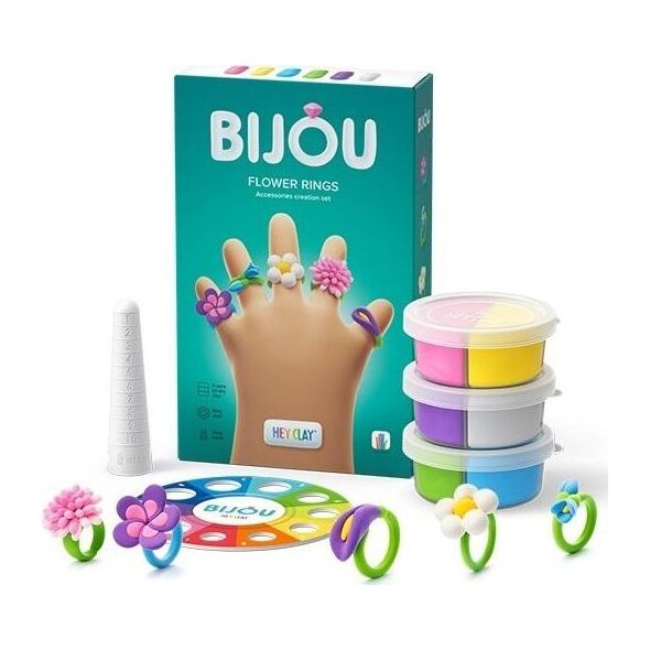 Tm Toys Masa Plastyczna Hey Clay Bijou Flower Rings