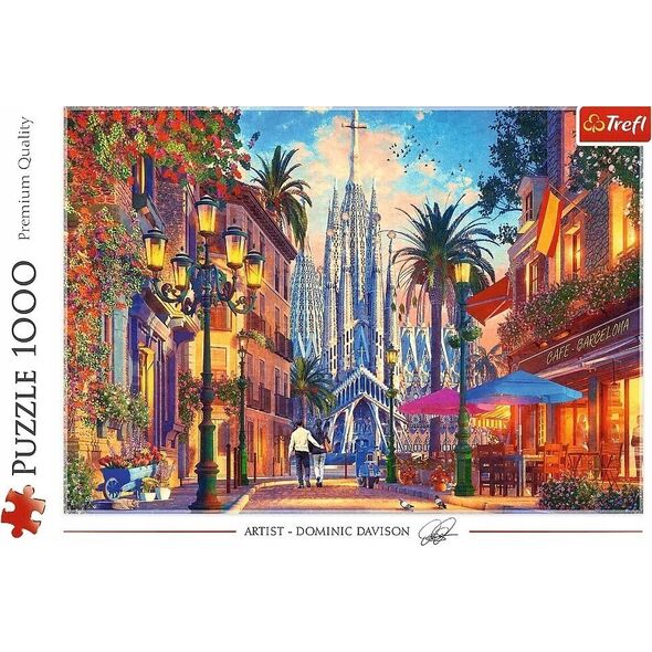 Trefl Puzzle 1000 elementów Barcelona Hiszpania