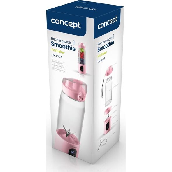 Blender kielichowy Concept FitMaker Błękitny SM4002