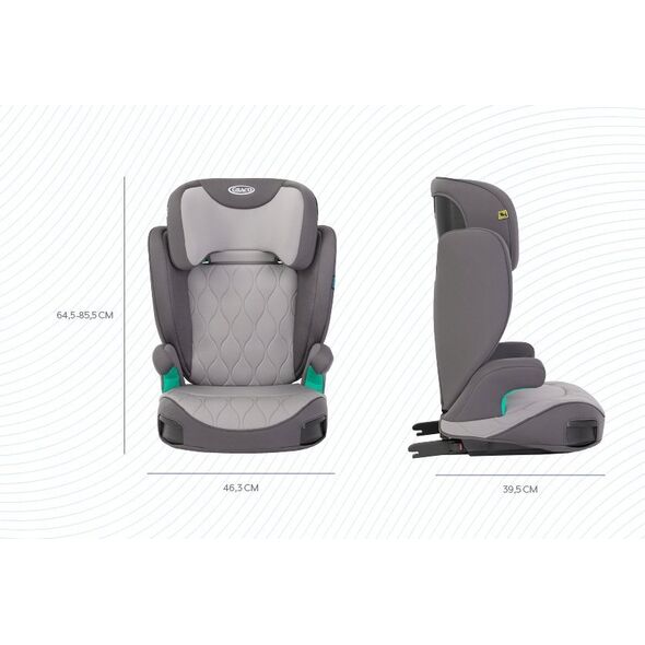 Fotelik samochodowy Graco GRACO FOTELIK AFFIX R129 MIDNIGHT