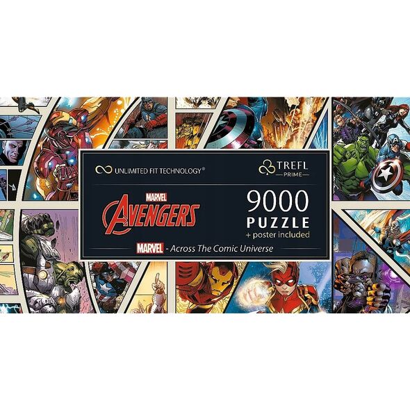 Trefl Puzzle 9000el Marvel Across The Comic Universe 81022 TREFL