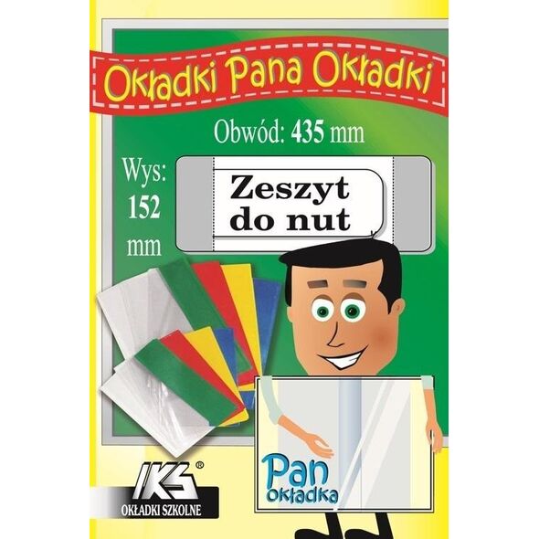 IKS Okładka na zeszyt do nut wys. 152mm x obw. 435mm p25 IKS  cena za 1szt