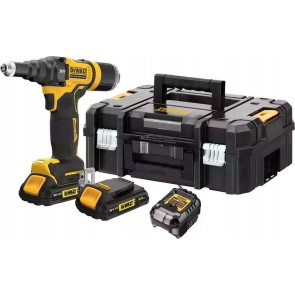 Dewalt NITOWNICA AKUMULATOROWA 10KN 25MM XR 18V 2*2.0AH