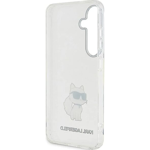 Karl Lagerfeld Oryginalne Etui KARL LAGERFELD Hardcase KLHCS24SHNCHTCT do SAMSUNG S24 (IML NFT CHOUPETTE) transparentny