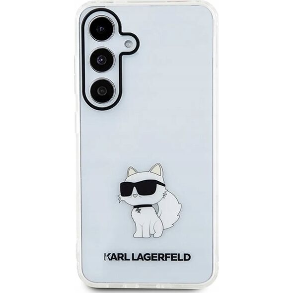 Karl Lagerfeld Oryginalne Etui KARL LAGERFELD Hardcase KLHCS24SHNCHTCT do SAMSUNG S24 (IML NFT CHOUPETTE) transparentny