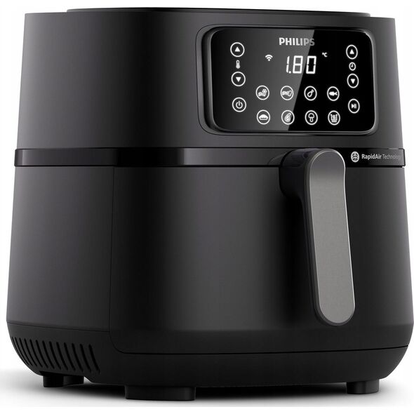 Frytkownica beztłuszczowa Philips Philips 5000 series HD9285/90 frytkownica Pojedyńczy 7,2 l Autonomiczny 2000 W Frytkownica na gorące powietrze Czarny, Srebrny