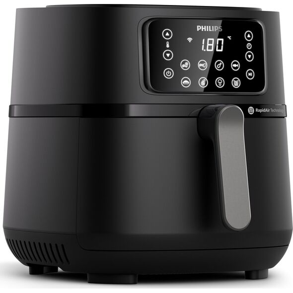 Frytkownica beztłuszczowa Philips Philips 5000 series HD9285/90 frytkownica Pojedyńczy 7,2 l Autonomiczny 2000 W Frytkownica na gorące powietrze Czarny, Srebrny