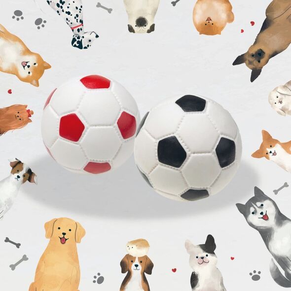 Tullo Piłka futbolowa piszcząca 7cm 206 72060