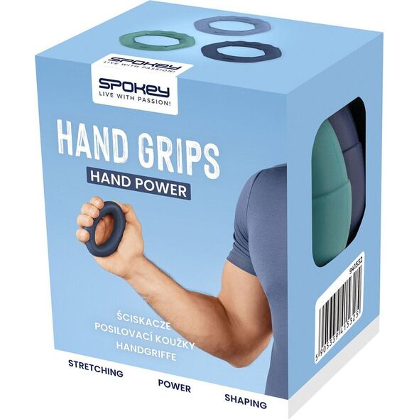 Spokey Zestaw 3 ściskaczy o różnej sile oporu Spokey HAND POWER SET