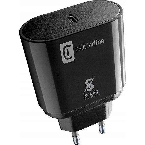 Ładowarka Sourcing Charger CELLULARLINE 25W, USB-C Super Fa