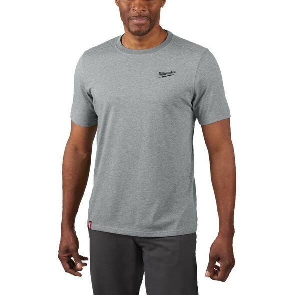 Milwaukee MILWAUKEE T-SHIRT Z KRÓTKIM RĘKAWEM - SZARY HTSSGR-S