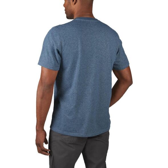 Milwaukee MILWAUKEE T-SHIRT Z KRÓTKIM RĘKAWEM - NIEBIESKI HTSSBLU-XXL