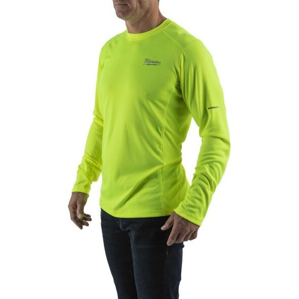 Milwaukee MILWAUKEE KOSZULKA ROBOCZA Z DŁUGIM RĘKAWEM LEKKA - ŻÓŁTA WWLSYL-XL