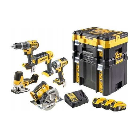 Zestaw elektronarzędzi Dewalt 11-elementowy (DCK500P3T-QW)