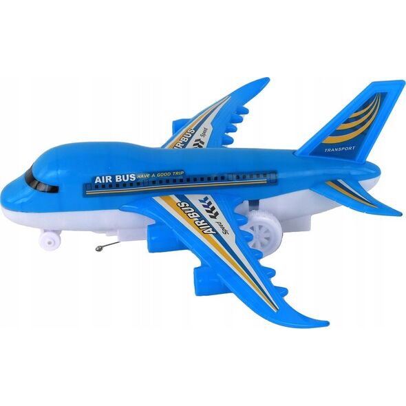 LeanToys Samolot Zdalnie Sterowany R/C Światła Niebieski DIY