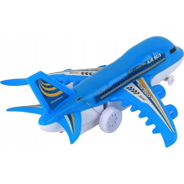 LeanToys Samolot Zdalnie Sterowany R/C Światła Niebieski DIY
